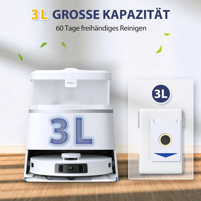 10 Stück Staubbeutel für Ecovacs Deebot T30 Pro Omni/ T30 Omni Saugroboter,Staubsaugerbeutel Ersatz