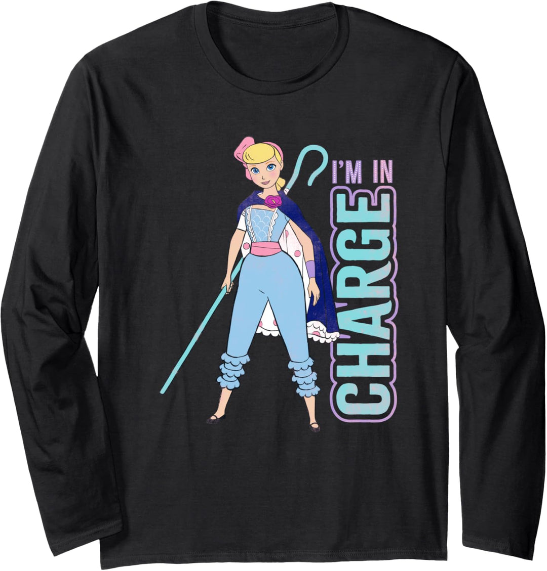 Disney Pixar Toy Story 4 Bo Peep I'm In Charge Langarmshirt