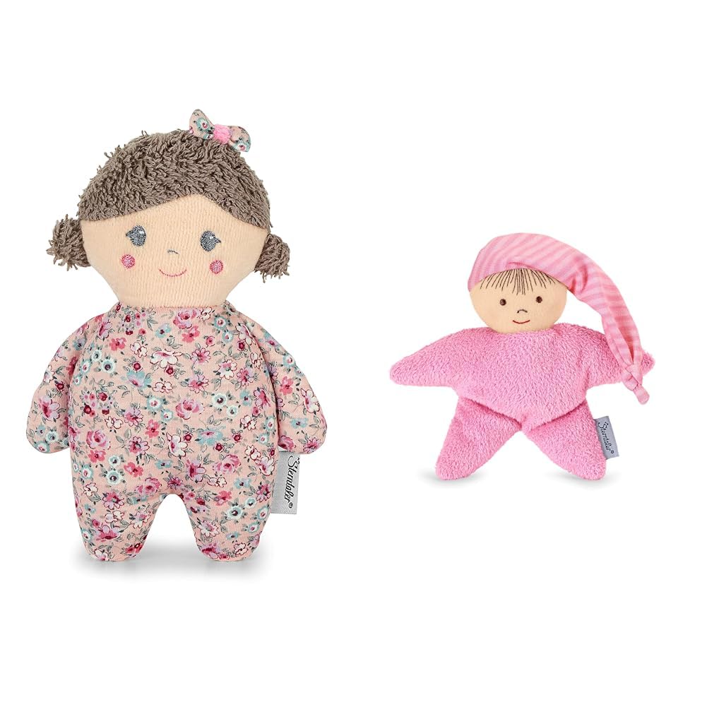 Sterntaler Spielpuppe S Amelie & 3001451 Spielpuppe, Integrierte Rassel, Alter: Für Babys ab der Geb