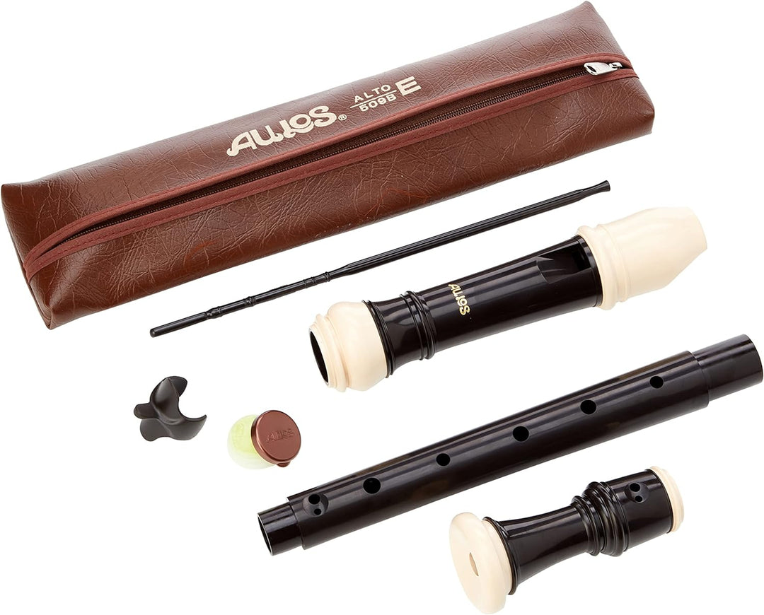 Aulos 509B "Symphony" Diskantblockflöte Einzelbett, Einzelbett