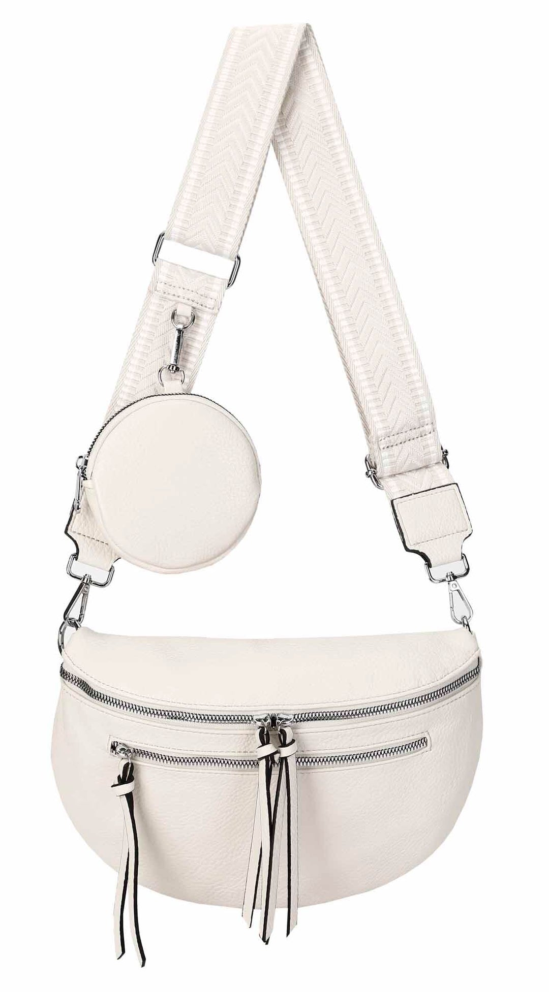 Damen Tasche Umhängetasche Brusttasche Muster Gürtel Bauchtasche Crossbody Gürteltasche Hüfttasche C