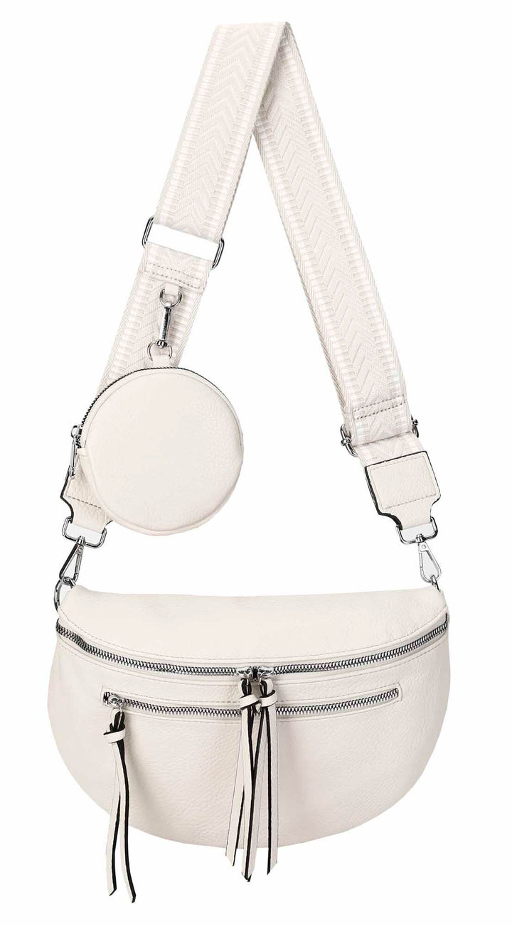 Damen Tasche Umhängetasche Brusttasche Muster Gürtel Bauchtasche Crossbody Gürteltasche Hüfttasche C