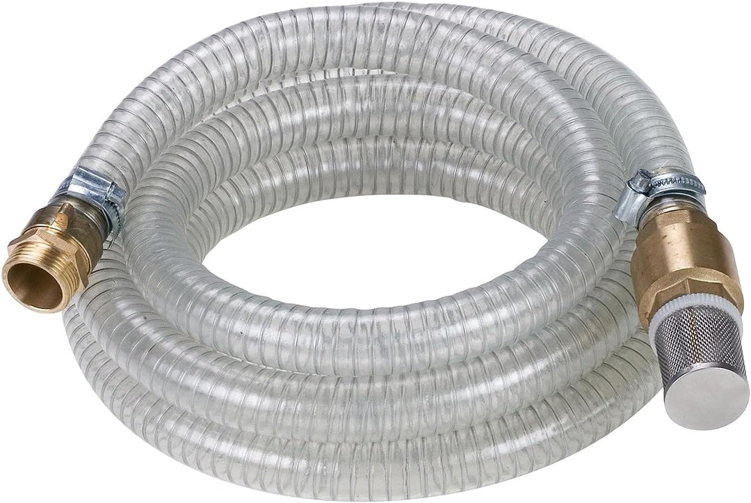 Original Einhell Saugschlauch 4 m (Pumpen-Zubehör, 4 m Länge, Messinganschluss 42 mm 1 1/4 Zoll IG,