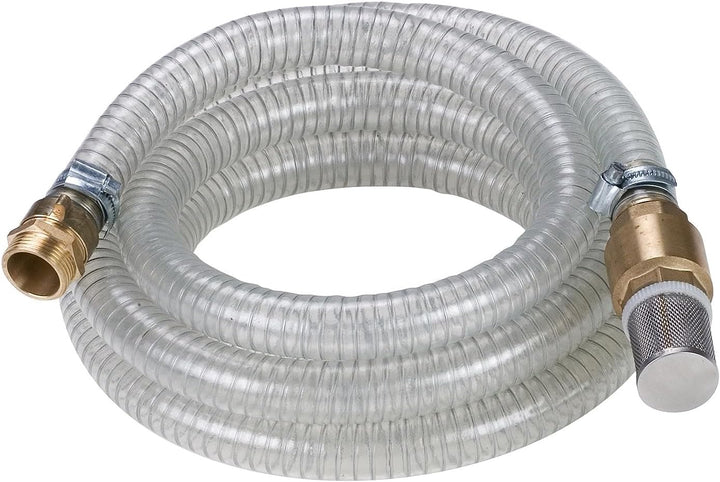 Original Einhell Saugschlauch 4 m (Pumpen-Zubehör, 4 m Länge, Messinganschluss 42 mm 1 1/4 Zoll IG,