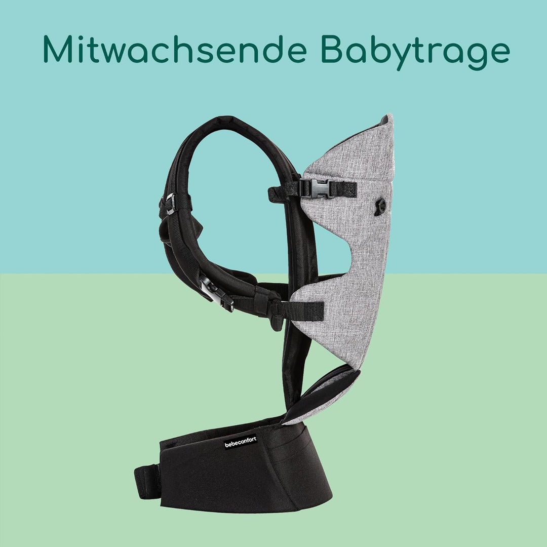 Bebeconfort Go4 Babytrage, ab der Geburt bis ca. 3 Jahre, 0-15 kg, Black Chic Go4 Black Chic, Go4 Bl