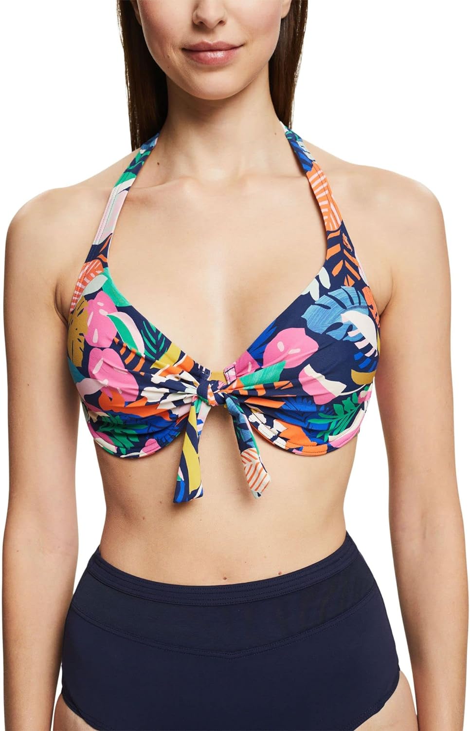 ESPRIT Damen Bora Beach RCS uw.Haltern Bikini, Navy 4, 42E