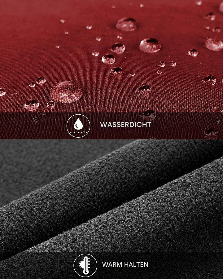 33,000ft Weste Herren Outdoor Wasserdichte Softshell Ärmellose Jacke Bodywarmer Fleece Weste Full Zi