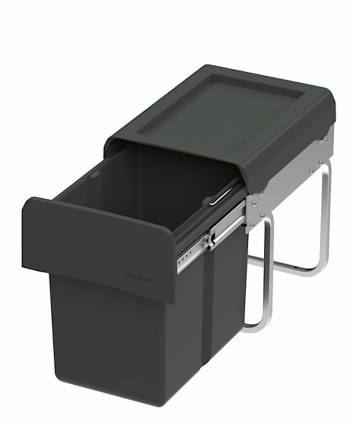 Naber CLAP 1/300-1 Abfallsorter 15 Liter in Anthrazit ab 30 cm Schrankbreite