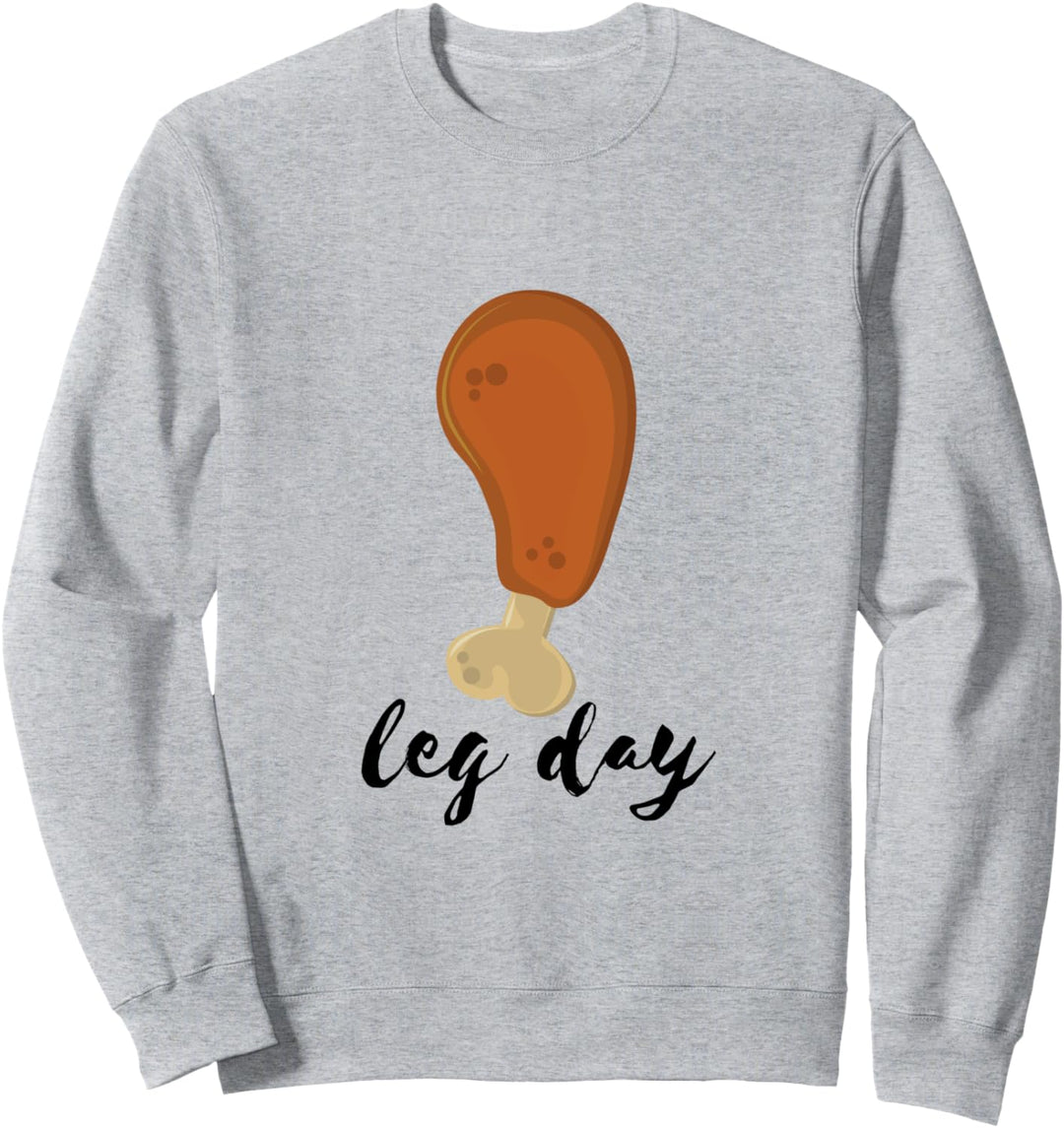Herbst Herbst Happy Thanksgiving Leg Day Geschenke Sweatshirt