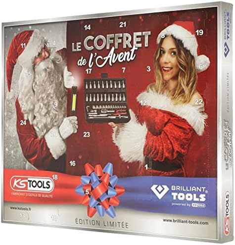 KS TOOLS 999.8887 Adventskalender - 50 Teile