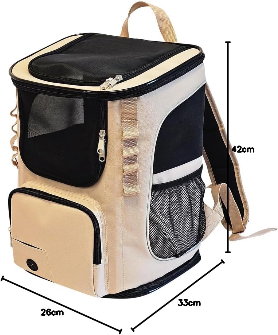 Nobby Rucksack Juri beige 33 x 26 x 42 cm