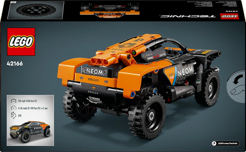 Lego Technic NEOM McLaren Extreme E Race Car Set, Auto-Spielzeug mit Rückziehmotor für Kinder, bauba