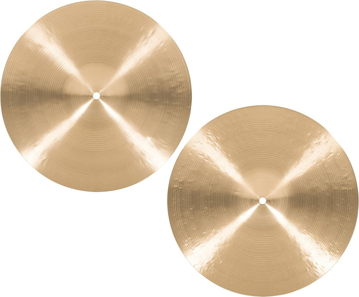 Meinl Cymbals Byzance Traditional Hihat Medium 14 Zoll (Video) Schlagzeug Becken – Paar – (35,56cm)