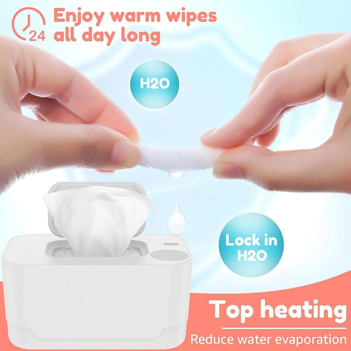 Wipe Warmer, Even Wet Wipes Dispenser, tragbarer Diaper Heating Container, Gentle Warmers Baby Care
