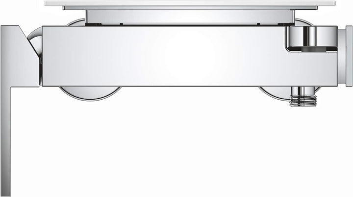 GROHE Plus | Badarmatur- Einhand-Wannenbatterie | mit Temperaturbegrenzer | chrom | 33553003 Chrom E