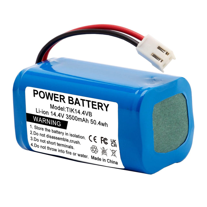 14,4V 3500mAh Li-Ion Ersatzakku Kompatibel mit Tikom G8000 Pro Roboterstaubsauger Saugroboter Akku