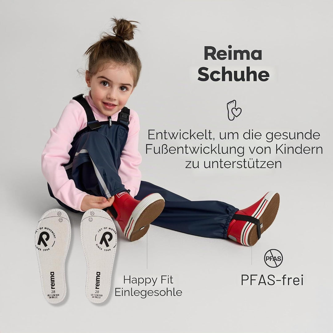 Reima Kinder Ankles Gummistiefel Regenstiefel Gelb 31 EU, Gelb 31 EU