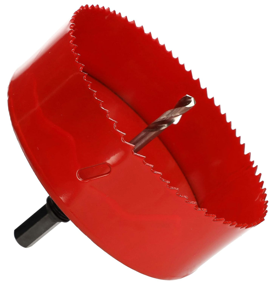 KOTARBAU Lochsäge 127 mm HSS mit Zentrierbohrer Lochfräse Bohrkrone Lochkreissäge Sägekranz für Meta