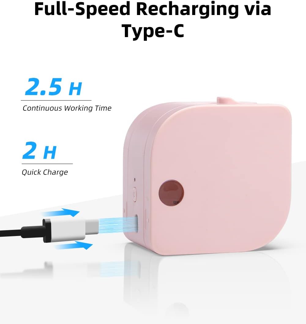 Phomemo P12-Pro Mini Bluetooth Etikettiergerät, USB aufladbares Thermo-Beschriftungsgerät Selbstkleb