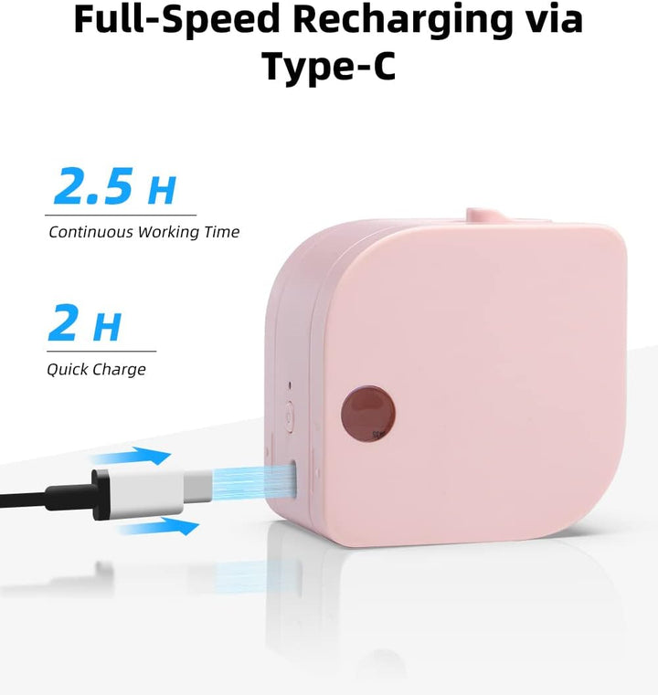 Phomemo P12-Pro Mini Bluetooth Etikettiergerät, USB aufladbares Thermo-Beschriftungsgerät Selbstkleb
