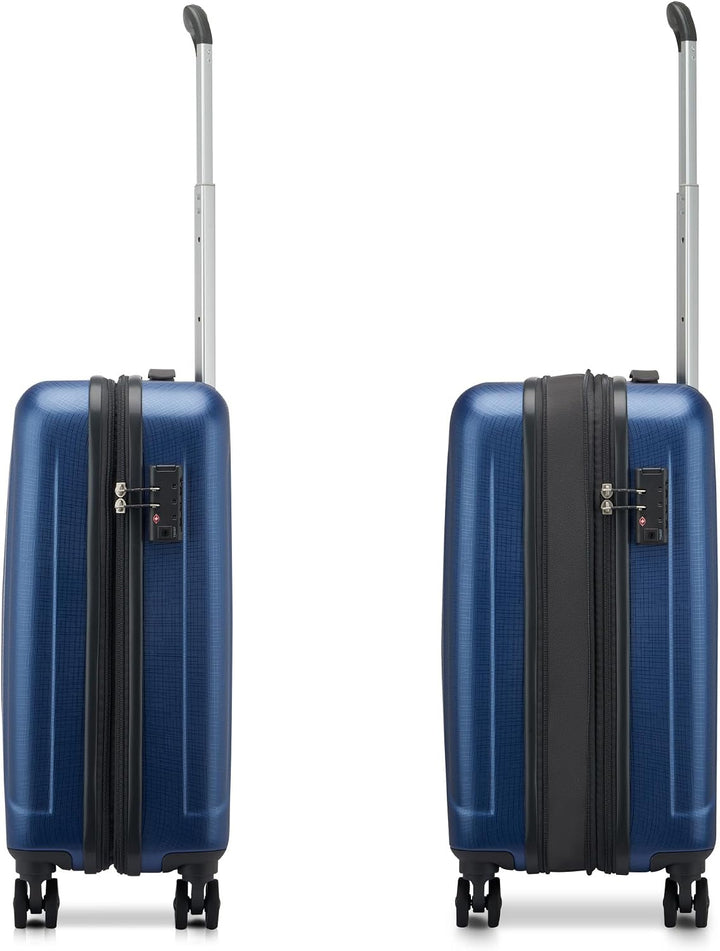 Roncato Kinetic 2.0 Kabinen-Trolley 55x40x20/25 cm Erweiterbar - Blau Blau 55 cm [EXP], Blau 55 cm [