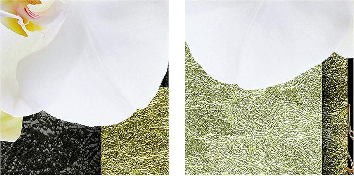 Runa Art - Bilder Blumen Orchidee 200 x 100 cm 5 Teilig XXL Wanddekoration Design Grün 009351b