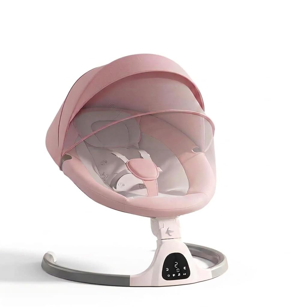 Adjustable Height Baby Swings Bluetooth, 5 Geschwindigkeit Musik-Lautsprecher mit 12 voreingestellte
