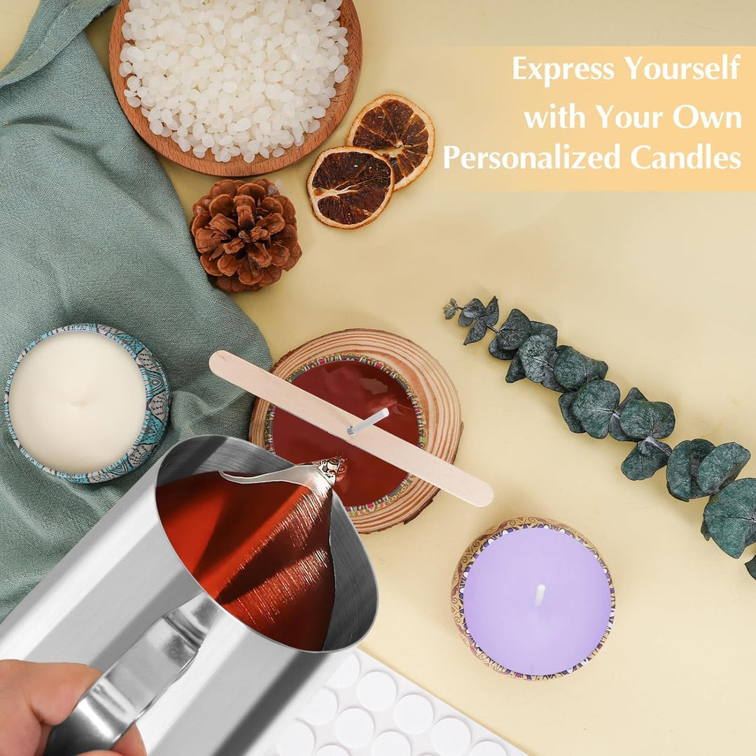 Kerzen Selber Machen Set, DIY Kerzenherstellung Kit für Erwachsene Anfänger, DIY Duftkerzen Geschenk