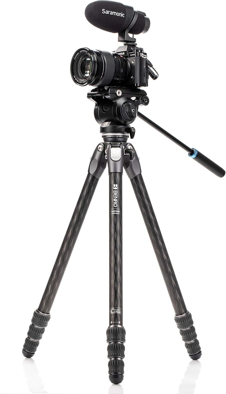 BENRO Trepied Vidéo Carbone Tortoise 24CLV+S4PRO - TTOR24CLVS4PRO