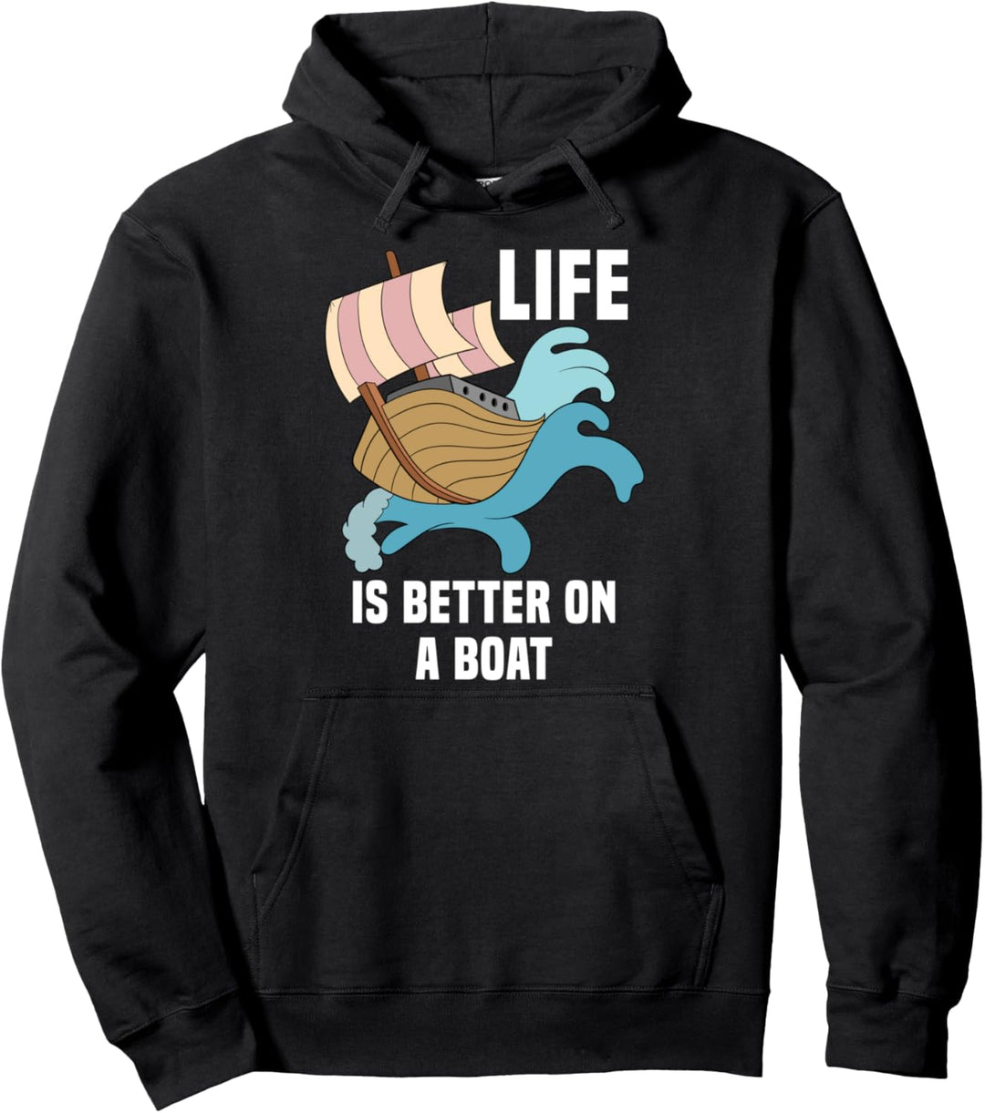 Hobby Segler Segelboot Kapitän Skipper Lustiges Segeln Pullover Hoodie