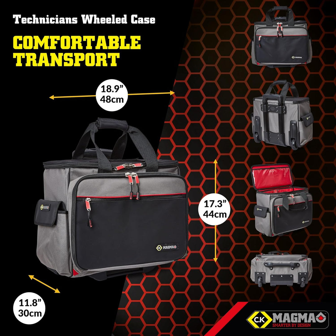 C.K Magma MA2650 Techniker Werkzeugtasche Trolley | 50 x 30 x 40 cm | Einfacher Transport | Stabil &