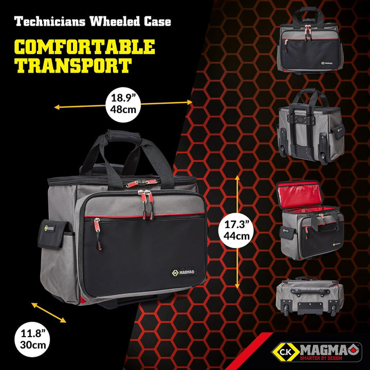 C.K Magma MA2650 Techniker Werkzeugtasche Trolley | 50 x 30 x 40 cm | Einfacher Transport | Stabil &