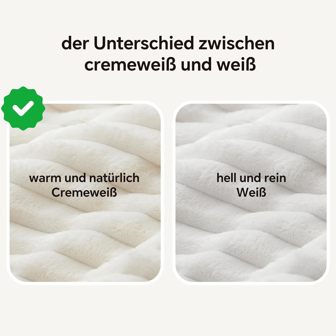 BEDELITE Fleece-Überwurfdecke für Couch, 300 g/m², weiche und warme, Flauschige Twin-Decke, dekorati