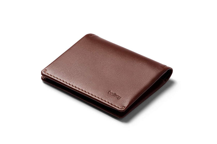Bellroy Slim Sleeve – kleine, dünne Lederbörse (max. 12 Karten plus Scheine), Cocoa Java