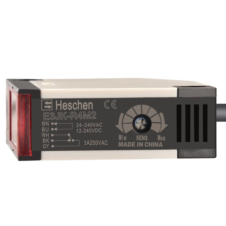 Heschen Fotoelektrischer Sensorschalter, E3JK-R4M2, 24-240VAC/12-240VDC, Reflexionsart, Erfassungsab