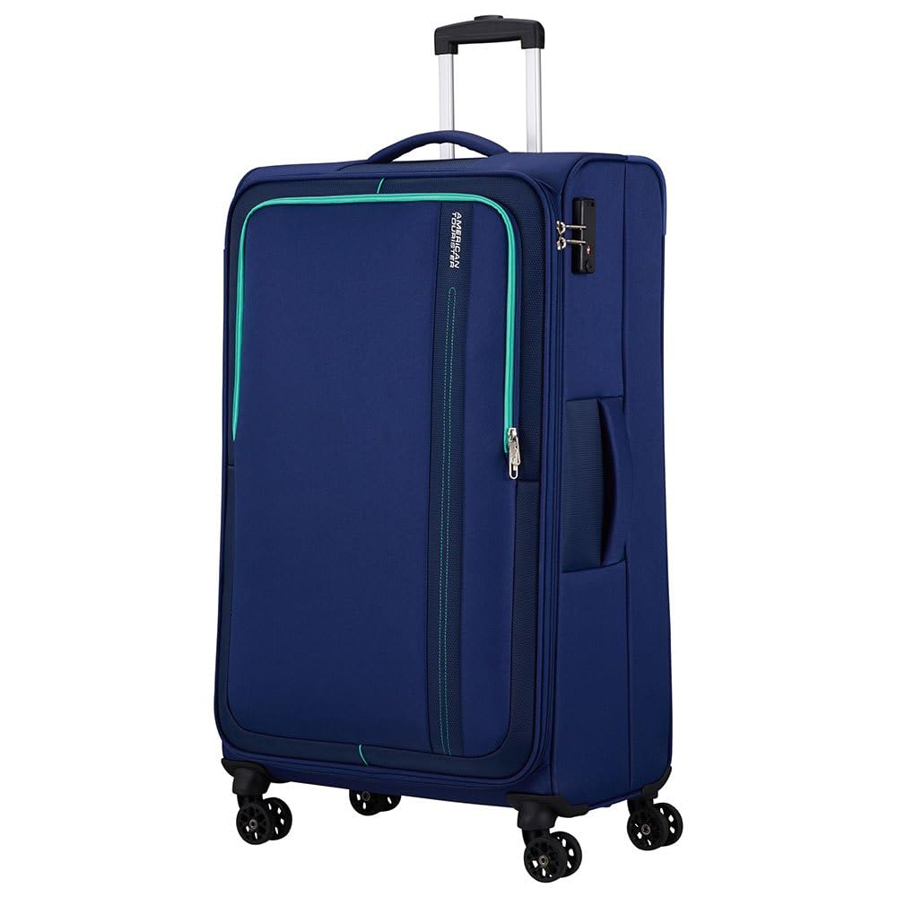 American Tourister Sea Seeker - Spinner XL, Koffer, 80 cm, 92.5 L, Blau (Combat Navy) Blue (Combat N
