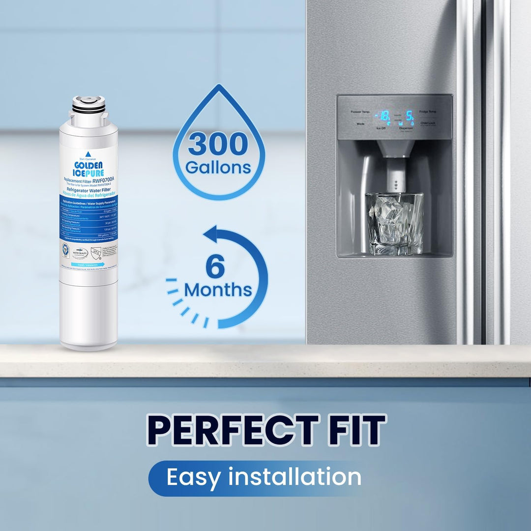 Kühlschrank Wasserfilter Ersatz für Samsung DA29-00020B, DA29-00020A, HAF-CIN/EXP, 46-9101, RF28HMED
