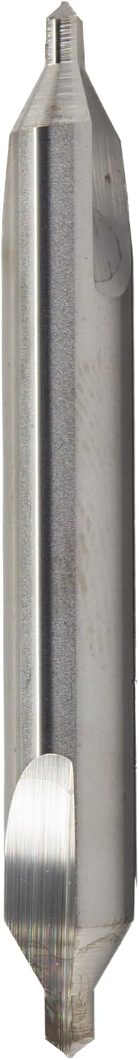 Drill America DMOCCD Series Solid Carbide Combined Drill Bit and Countersink, Uncoated (Bright) Fini