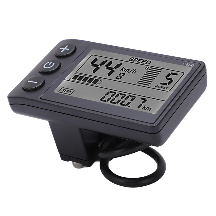 Fahrradcomputer, LCD Display Wasserdichtem Elektrofahrrad S866 Display Meter 24V 36V 48V Bedienfeld