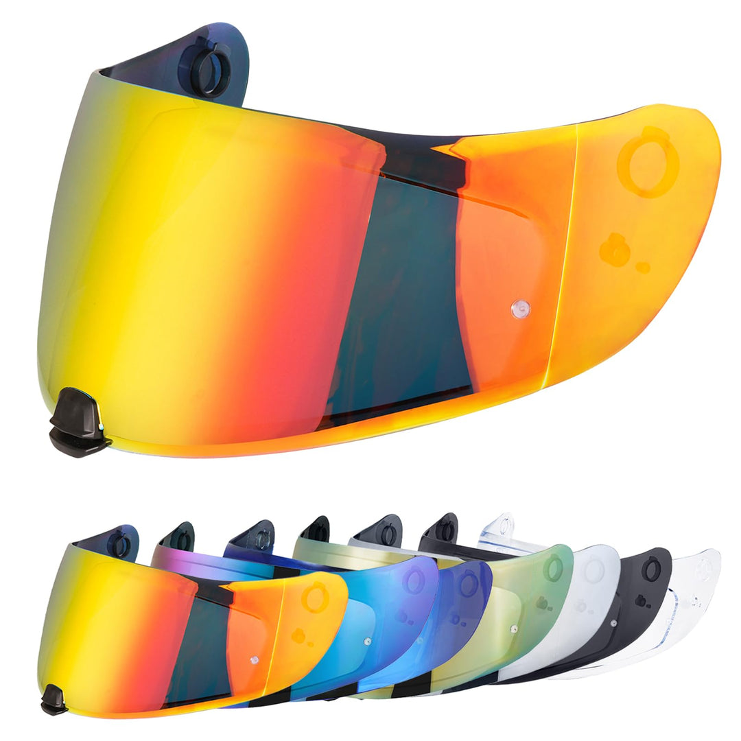 Helm Visier für C70 FG-17 IS-17,Motorradhelm Visier,Motorrad Windschutz Helm Objektiv Visier Vollges