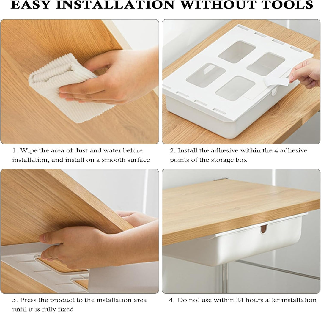 Schublade Unter Schreibtisch, Unterbau Schublade, Selbstklebende Organizer, Schreibtisch Schublade,