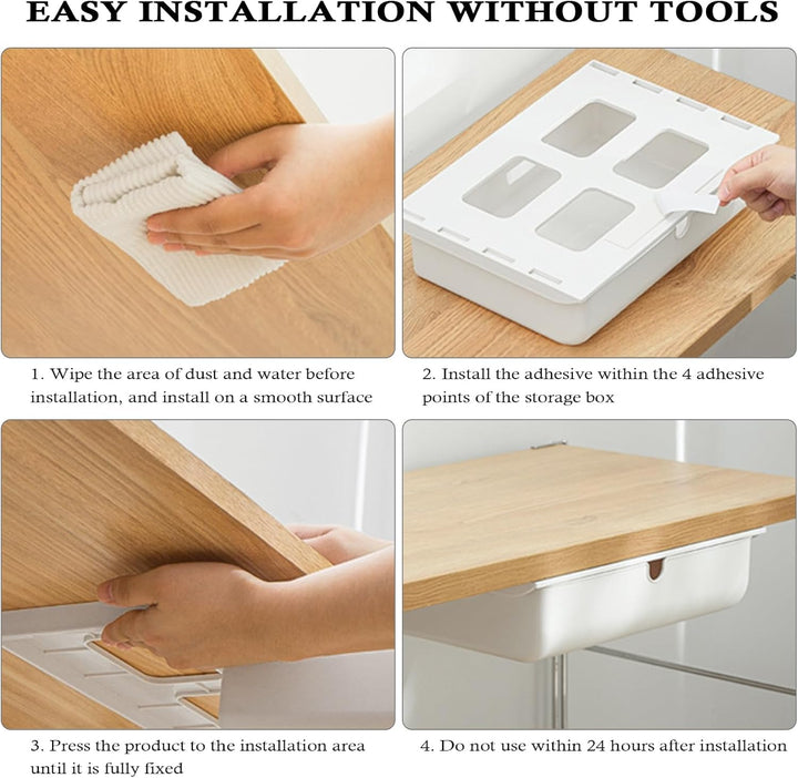Schublade Unter Schreibtisch, Unterbau Schublade, Selbstklebende Organizer, Schreibtisch Schublade,