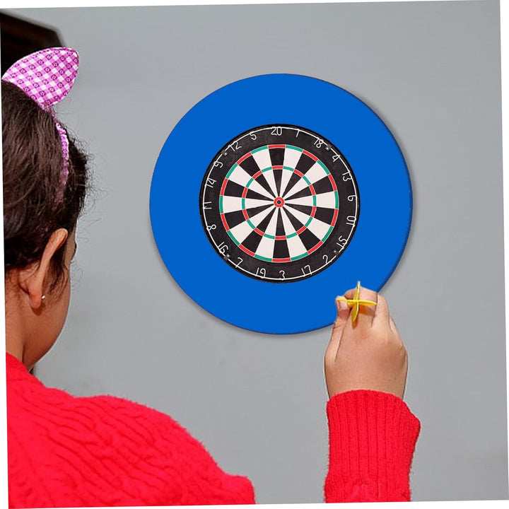 Jorzer Dartboard -Surround Eva Round Darts Board Surround Ring Schutzbrett Backbrett abnehmbare Blau