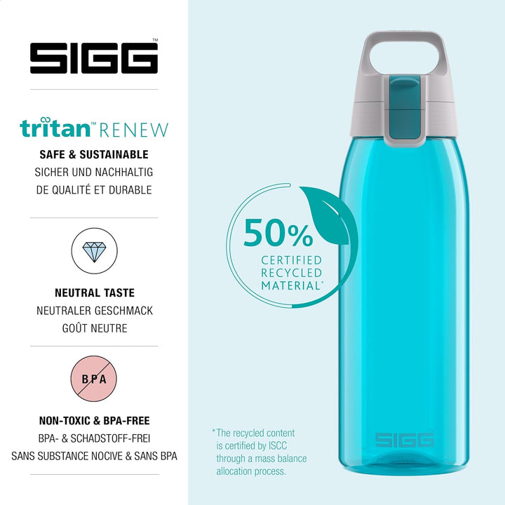 SIGG - Tritan Trinkflasche - Total Color ONE ONE - Für Kohlensäurehaltige Getränke Geeignet - Spülma