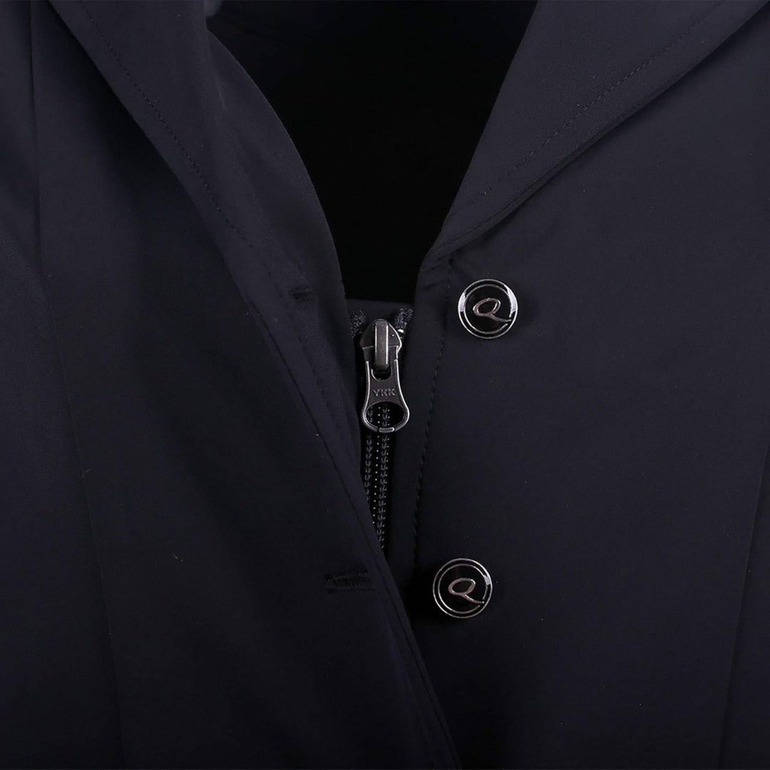 QHP Damen Turniersakko Turnierjacket Juliet Stretchgewebe Glitzerband 44 Schwarz, 44 Schwarz