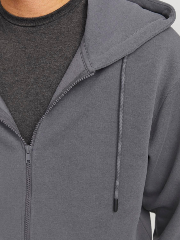 JACK &amp; JONES Herren Jjebradley Sweat Zip Hood Noos Sweatshirtjacke, Castlerock