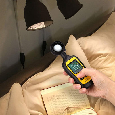 Digital Luxmeter Tragbare Photometer Belichtungsmesser Beleuchtungsstärke Lichtmesser mit Bereich bi