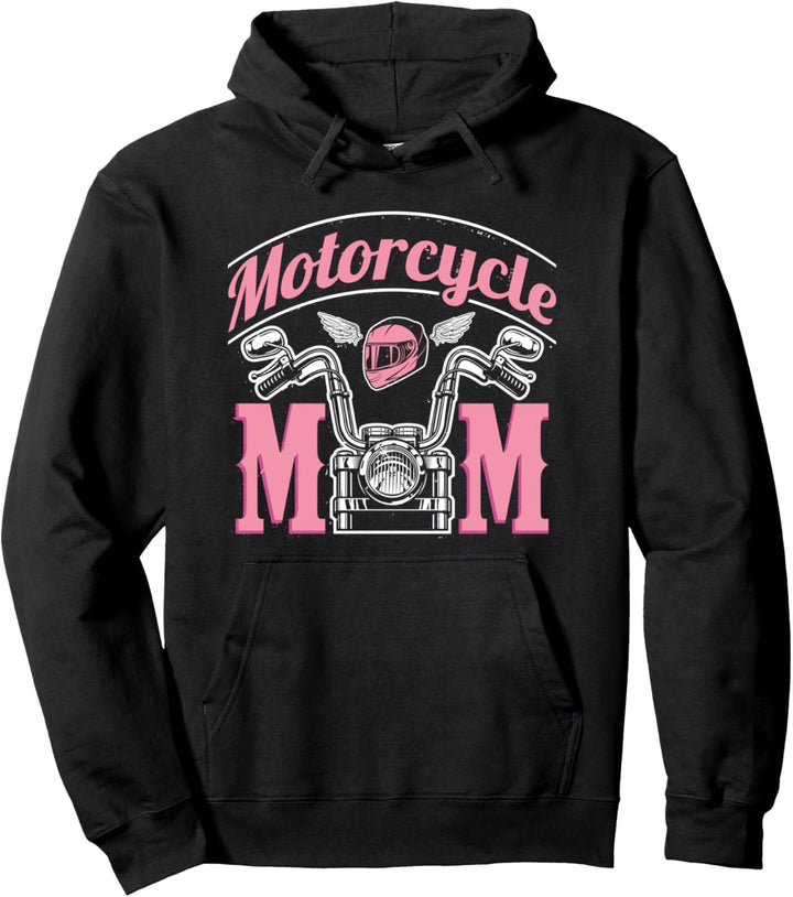 Motorradfahrerin - Motorrad Mama Mutter Geschenk Spruch Pullover Hoodie