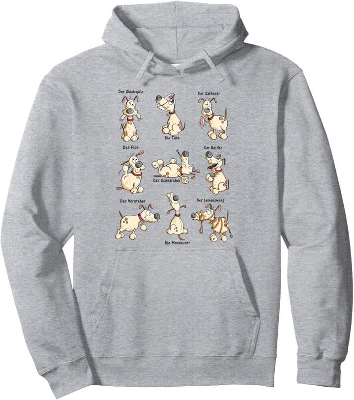 Hunde Yoga Comic T Shirt I Hundefreunde Funshirt Pullover Hoodie