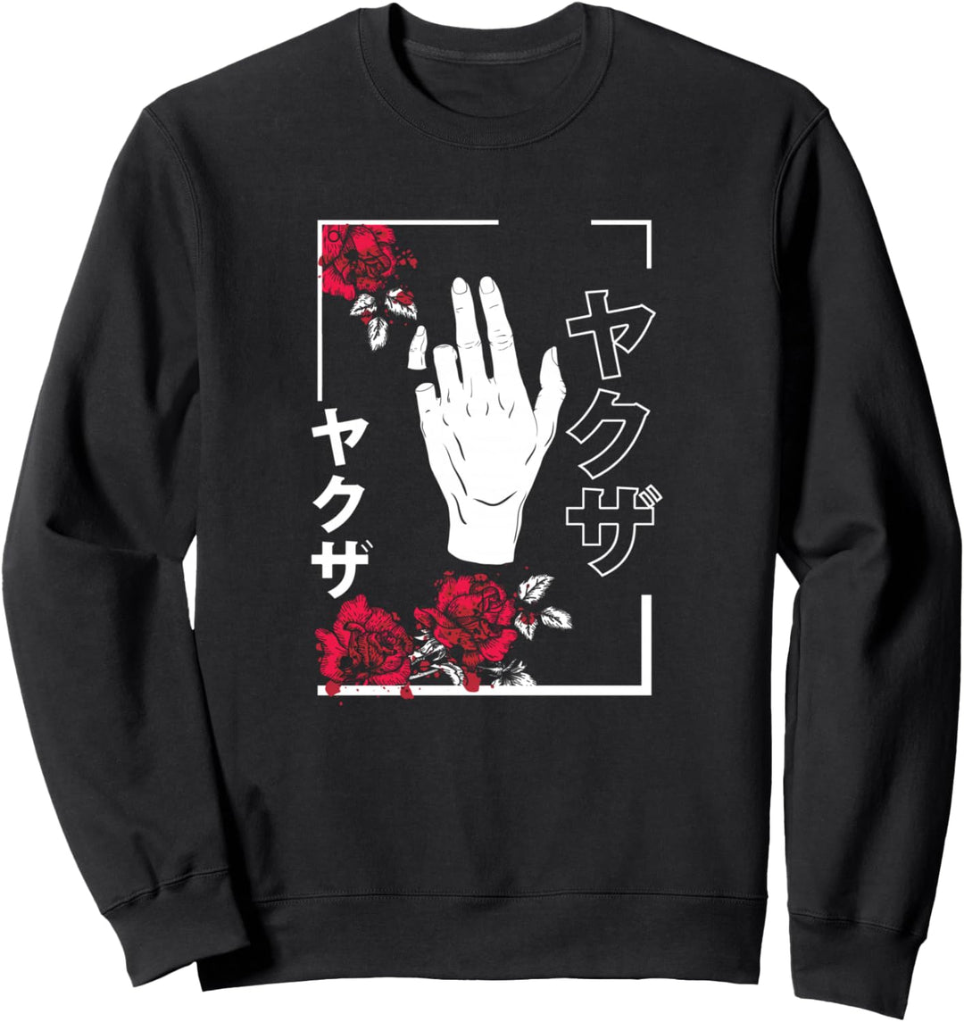 Japanese Aesthetic Flowers Teen Girls Men Women Soft Grunge Sweatshirt